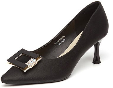 (W) Exull QiSiQ Tacón Bajo Formal 'Stiletto de Oficina' 73170071 Order (W) Exull QiSiQ Tacón Bajo Formal 'Stiletto de Oficina' 73170071