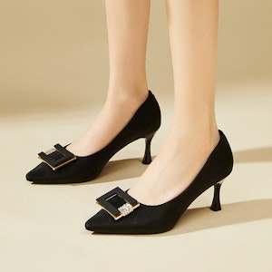 (W) Exull QiSiQ Tacón Bajo Formal 'Stiletto de Oficina' 73170071 Cheap (W) Exull QiSiQ Tacón Bajo Formal 'Stiletto de Oficina' 73170071