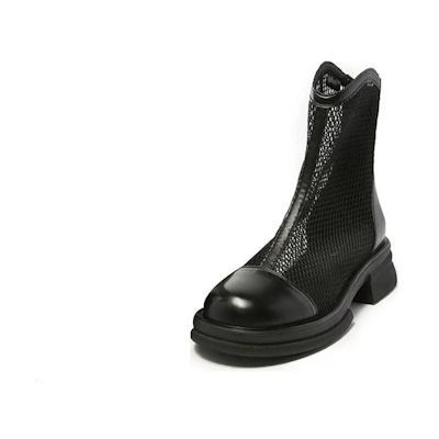 (W) Exull Short Boot 'Black Mesh'