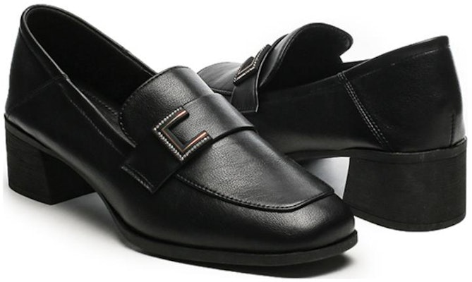 (W) Exull Tacón Cuadrado Sin Cordones 'Negro' 7315101060 Lookbook (W) Exull Tacón Cuadrado Sin Cordones 'Negro' 7315101060