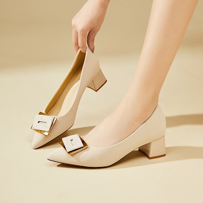 (W) Exull Slip-On Heels 'Hitam' 73170073 10