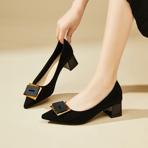 (W) 엑슐 슬립온 힐 (블랙) 73170073 Sizing (W) 엑슐 슬립온 힐 (블랙) 73170073