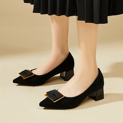 (W) Exull Slip-On Heels 'Hitam' 73170073 Cheap (W) Exull Slip-On Heels 'Hitam' 73170073
