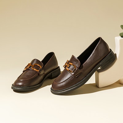 (W) Exull Slip-On Loafer 'Coklat' 1215101280 Purchase (W) Exull Slip-On Loafer 'Coklat' 1215101280