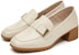(Women) EXULL Yi Si Q 4.5cm 'Beige British Casual Chunky Heel' 1317102671