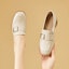 Purchase (Women) EXULL Yi Si Q 4.5cm 'Beige British Casual Chunky Heel' 1317102671