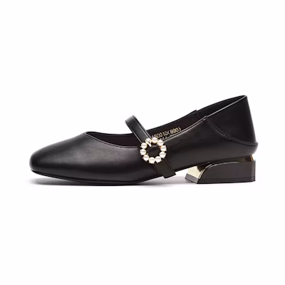 (W) Exull Yi Si Q 'Academy Girl Pearl Buckle'