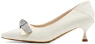 Buy (W) Exull Yi Si Q 'Mule Stiletto Tunduk Beige' 1315010171