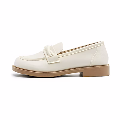 (W) Exull Yi Si Q 'Beige Casual Slip-On'