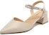 (W) Exull Yi Si Q 'Beige Chunky Heel' Tumit Tinggi Bej Bulat 1316300871