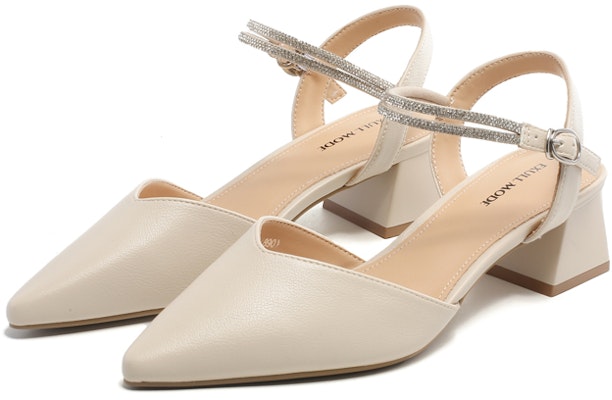 (Women) Exull Yi Si Q 'Beige Chunky Heel' 1316300871 Lookbook (Women) Exull Yi Si Q 'Beige Chunky Heel' 1316300871