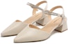 Lookbook (W) Exull Yi Si Q 'Beige Chunky Heel' Tumit Tinggi Bej Bulat 1316300871