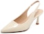 (W) Exull Yi Si Q 'Tumit Tinggi Fesyen Selesa Beige' 1316301271
