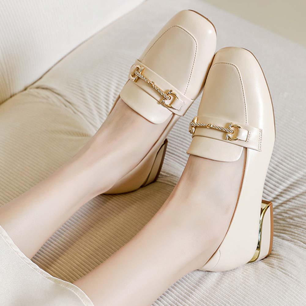 (W) Exull Yi Si Q 'Beige Leather Oxford' 圖 3