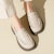 (W) Exull Yi Si Q 'Kasut Platform Kasual Hujung Bulat Beige' 1315101171