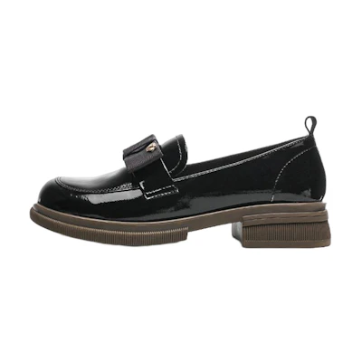 (W) Exull Yi Si Q 'Black Casual Slip-On'