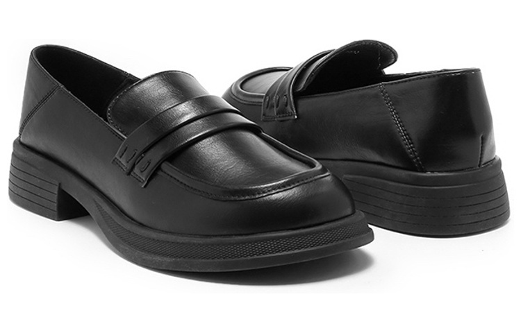 Order (W) Yi Si Q 黑色休闲厚底鞋 1315101160