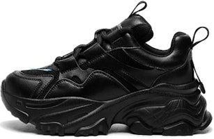 (Women) Exull Yi Si Q 'Black Chunky Dad Shoes' 1217705960 (Women) Exull Yi Si Q 'Black Chunky Dad Shoes' 1217705960