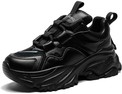 EXULL 依思Q 織物百搭休閒運動厚底老爹鞋 女款 黑色 Order EXULL 依思Q 織物百搭休閒運動厚底老爹鞋 女款 黑色