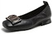 (W) Exull Yi Si Q 'Hitam Slip-On Kasual Flat Comfort' 1315003360
