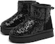Lookbook (W) (女性用)エクスルル・イー・シーQ 'ブラックグリッタープラットフォームスノーブーツ' 1218407060 1218407060