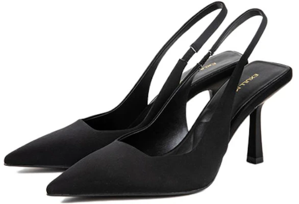 (W) (女性用) エクスル イー シー キュー '黒 編み ポインテッドトゥ ハイヒール 8cm' 1216302060 1216302060 Order (W) (女性用) エクスル イー シー キュー '黒 編み ポインテッドトゥ ハイヒール 8cm' 1216302060 1216302060