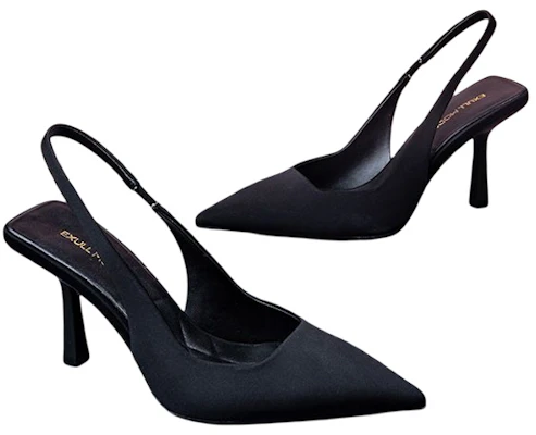 (W) (女性用) エクスル イー シー キュー '黒 編み ポインテッドトゥ ハイヒール 8cm' 1216302060 1216302060 Lookbook (W) (女性用) エクスル イー シー キュー '黒 編み ポインテッドトゥ ハイヒール 8cm' 1216302060 1216302060