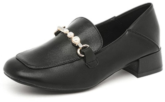 (Women) Exull Yi Si Q 'Black Leather Casual Oxford' 1215103960 Buy (Women) Exull Yi Si Q 'Black Leather Casual Oxford' 1215103960