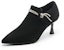 (W) EXULL Yi Si Q 'Stiletto Bertumit Runcing Kulit Hitam' 1315103560