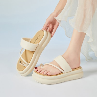 (W) Exull Yi Si Q 'Sandal Sol Tebal Gaya Jempol' 73165690 11