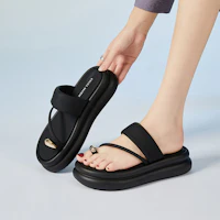 Cheap EXULL 依思Q 時尚厚底外穿套趾 一字拖鞋 5cm 女款