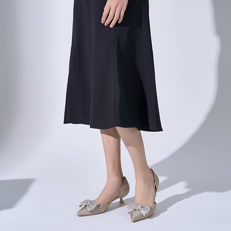 Shop (W) Exull Yi Si Q 'Tinggi Tumit Panah Hijau Bertali Leher' 1216702840