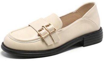 (W) (レディース) Exull Yi Si Q「アイボリーブリティッシュスタイル快適フラットシューズ」1315101671 1315101671 Order (W) (レディース) Exull Yi Si Q「アイボリーブリティッシュスタイル快適フラットシューズ」1315101671 1315101671