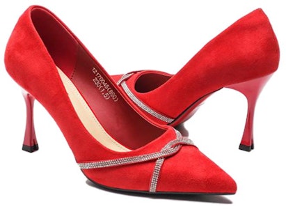 (W) Exull Yi Si Q 'Tumit Stiletto Batu Permata Merah' 1217004510 Order (W) Exull Yi Si Q 'Tumit Stiletto Batu Permata Merah' 1217004510