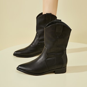 (W) Exull 宜思Q"复古极简时尚短靴" 1318652560 2