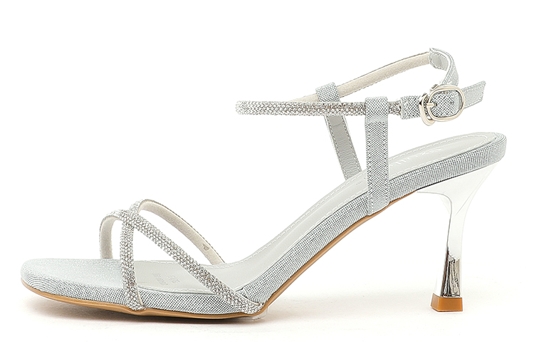 (W) EXULL Yi Si Q 'Silver Peep-Toe Stiletto Heels' 圖 2