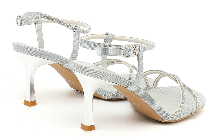 (W) EXULL Yi Si Q 'Silver Peep-Toe Stiletto Heels' 圖 3