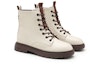 Shop (W) Exull Yi Si Q Boots 'Beige Chunky Heel Martens' Kasut Boot Beige Tumit Tebal 1218619871