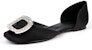 (W) Exull Yi Si Q Fabric Flat 'Slip-On Hitam Serbaguna' 1216701860