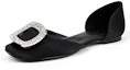 Lookbook (W) Exull Yi Si Q Fabric Flat 'Slip-On Hitam Serbaguna' 1216701860