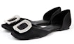 Shop (W) Exull Yi Si Q Fabric Flat 'Slip-On Hitam Serbaguna' 1216701860