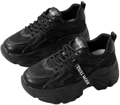 (Women) Exull Yi Si Q Fabric Low 'Cool Breathable Black' 72I7702060 Order (Women) Exull Yi Si Q Fabric Low 'Cool Breathable Black' 72I7702060
