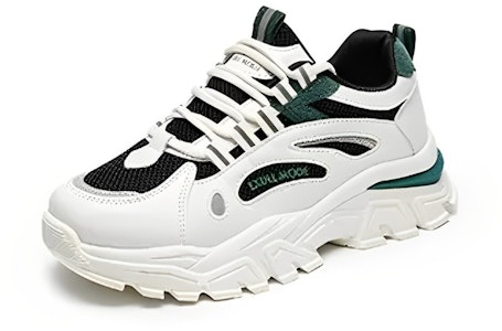 (W) 依思Q加厚鞋底轻便网布系带黑色老爹鞋 1217704460 Buy (W) 依思Q加厚鞋底轻便网布系带黑色老爹鞋 1217704460