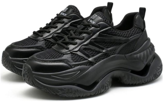 EXULL 依思Q 織物厚底運動休閒老爹鞋 女款 黑色 Lookbook EXULL 依思Q 織物厚底運動休閒老爹鞋 女款 黑色