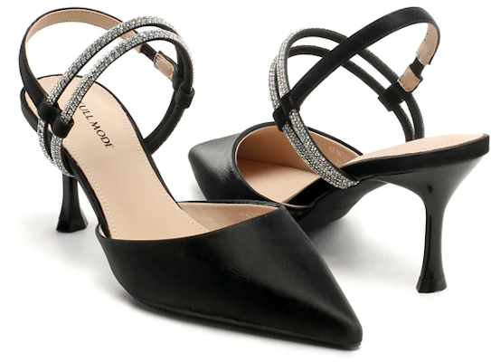 (Women) EXULL Yi Si Q High Heel 'Black Pointed Toe' 1316300360 Details for (Women) EXULL Yi Si Q High Heel 'Black Pointed Toe' 1316300360
