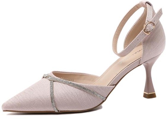 (Women) Exull Yi Si Q High Heels 7cm 'Pink Rhinestone' 1216700511 Buy (Women) Exull Yi Si Q High Heels 7cm 'Pink Rhinestone' 1216700511