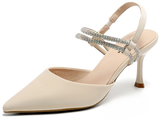 (W) Exull Yi Si Q Tacones Altos 'Beige Stiletto' 1316300371 Order (W) Exull Yi Si Q Tacones Altos 'Beige Stiletto' 1316300371