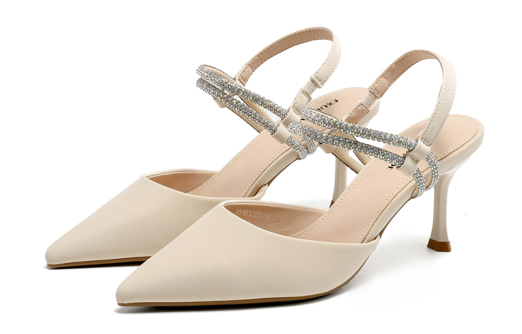 Lookbook (W) Exull Yi Si Q Tacones Altos 'Beige Stiletto' 1316300371