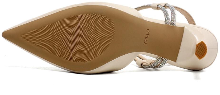 (W) Exull Yi Si Q Tacones Altos 'Beige Stiletto' 1316300371 Shop (W) Exull Yi Si Q Tacones Altos 'Beige Stiletto' 1316300371