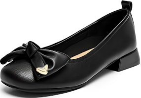 (Women) Exull Yi Si Q Leather Casual Shoes 'Black Simple Comfort' 12I7005660 (Women) Exull Yi Si Q Leather Casual Shoes 'Black Simple Comfort' 12I7005660